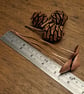 Copper texured garden mushroom, plant pot decoration, gift - Image 5