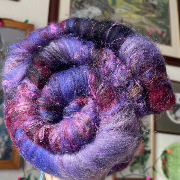 100% Wool Art Batt x4 for Harper