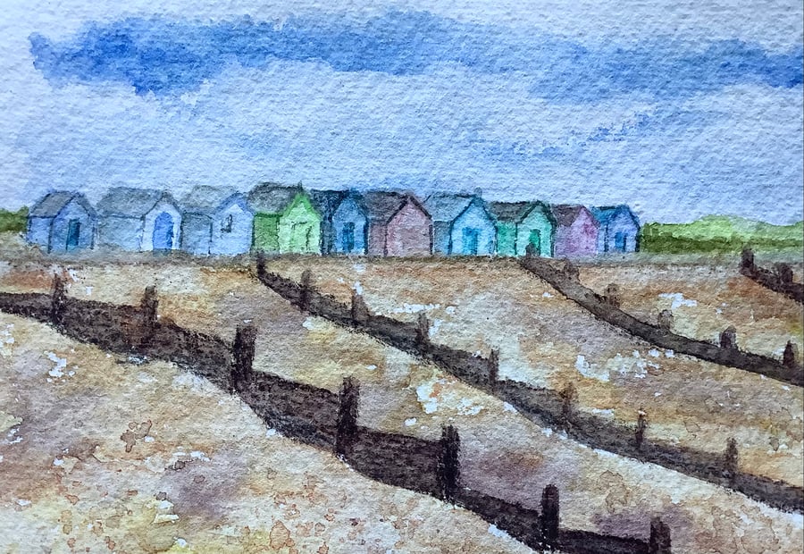 Shingle beach scene 