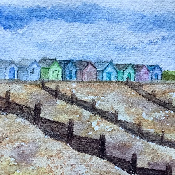 Shingle beach scene 