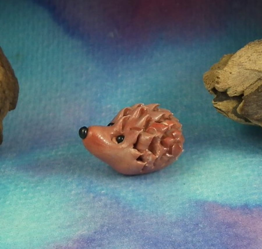 Spring Sale ... High'n'Over Baby Hedgehog 'Orla' OOAK Sculpt by Ann Galvin