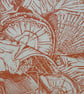 'Autumn Logpile' Lino Print in Terracotta - Image 2
