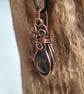 Multicoloured Natural Labradorite Copper Necklace Pendant Gift Crystal Jewellery - Image 6