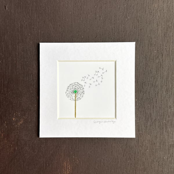 May Birthstone Wish 5" x 5"