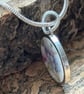 Handmade Necklace, Unique, Eco Friendly, Sterling Silver, Forget me not. - Image 7