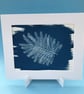 Botanical Art, Mimosa print Cyanotype, art for home, art as a gift. - Image 5