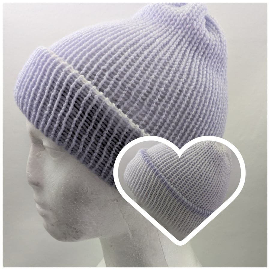 Reversible Knitted Beanie 2 in 1