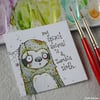 zombie sloth - original twinchie miniature