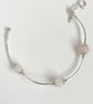 Rose Quartz Sterling Silver Bracelet  - Image 5
