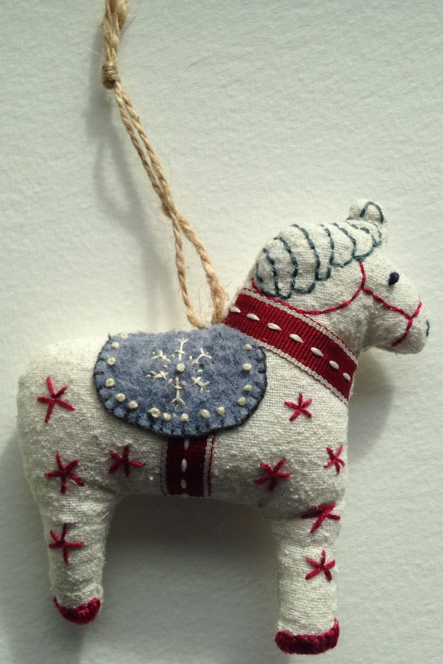 Christmas Dala Horse Tree Decoration
