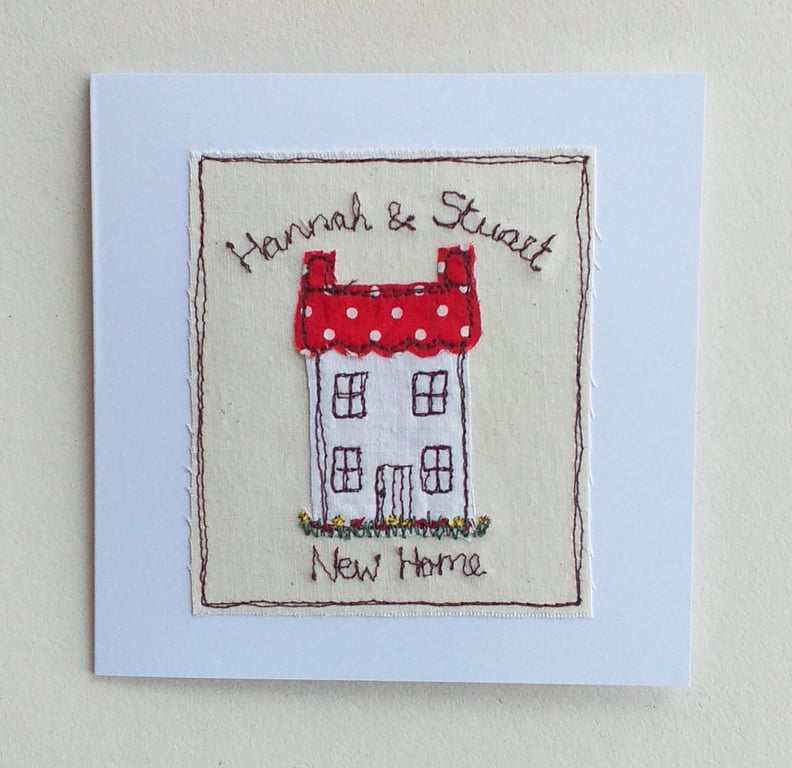 Personalised New Home Card