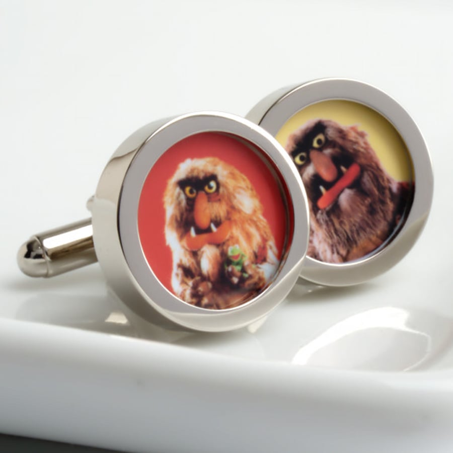 Sweetums the Big Friendly Ogre from the Muppet Show Cufflinks