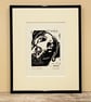 Black Labrador Dog - Original Hand Pulled Linocut Print - Image 4