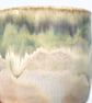 Large stoneware pottery mug finished in grey, brown, cream, white glaze. - Image 8