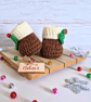 Christmas Pudding Baby Hat and Bootie Set - Image 9