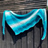 Whimsical Mohair Lace Shawl 