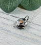 Sterling Silver Pebble Necklace with Star and Copper Heart - Image 2