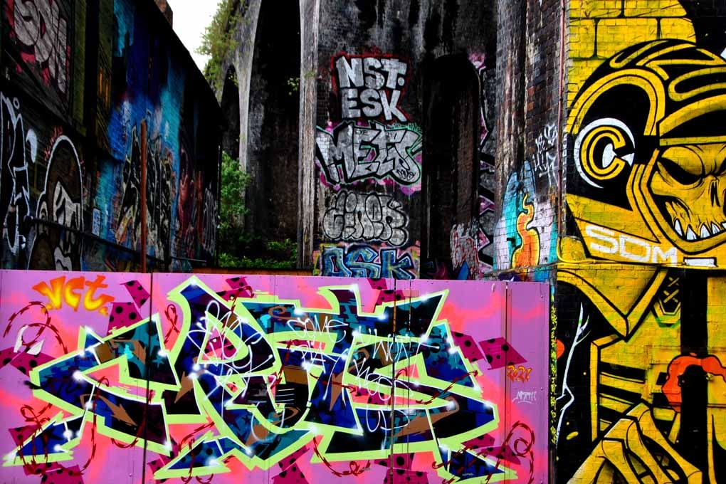 Street Art Graffiti Mural Digbeth Birmingham UK Photograph Print