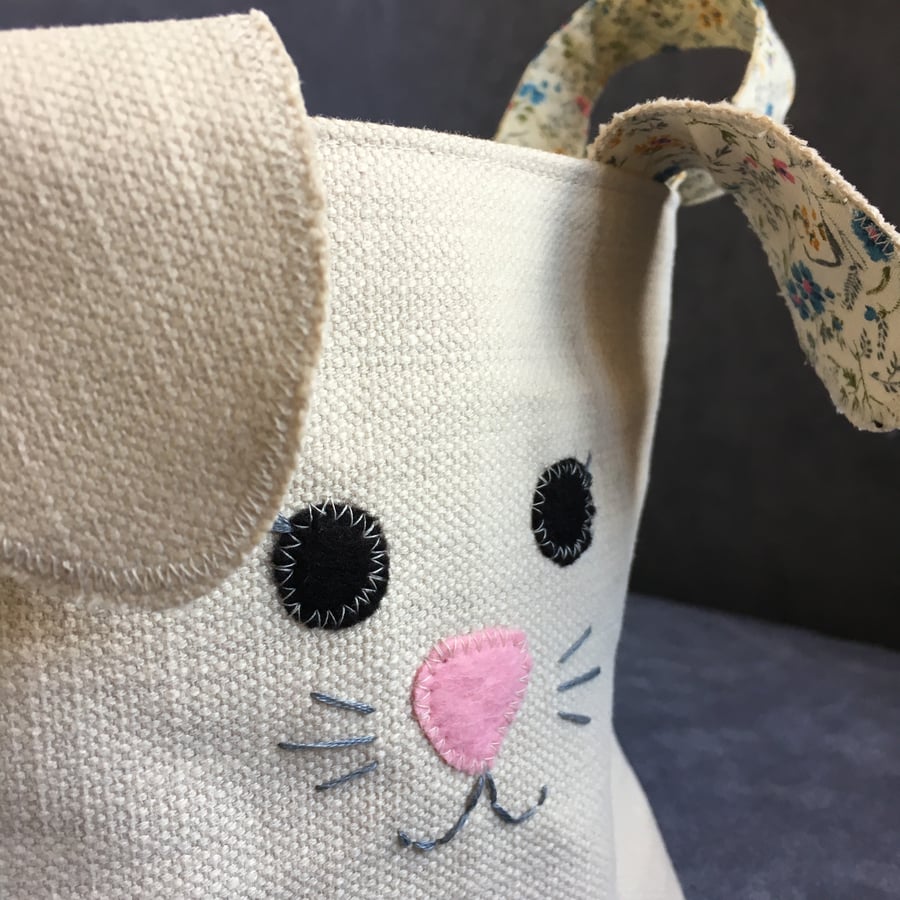 Rabbit Storage Basket - Folksy