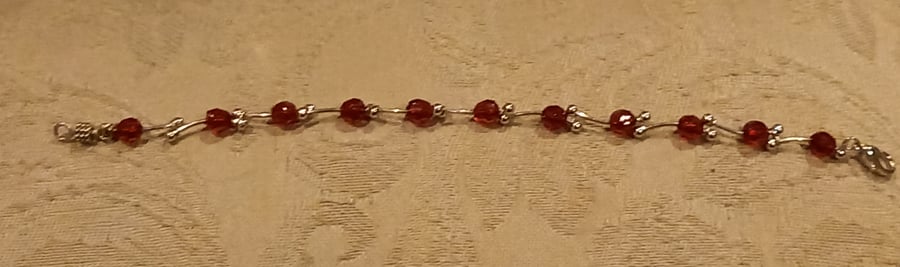 Glass beads bracelet 