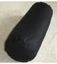 Bolster Pillow Cover 6x16 Black Cotton Drill Round Cylinder Neck Roll 16" x 6"