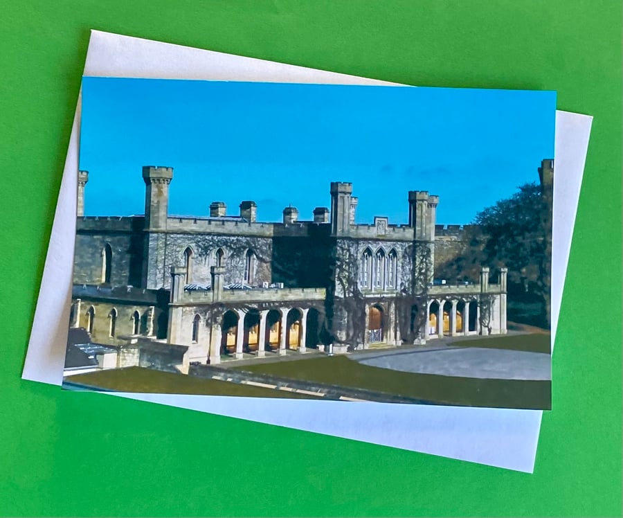 Lincoln Crown Court inside Castle Grounds - Photographic Print Greetings Card