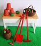 1:12 Scale Dolls House Gardening Set - Image 1