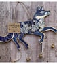 Vulpecula the Fox Wooden Decoration  - Image 1