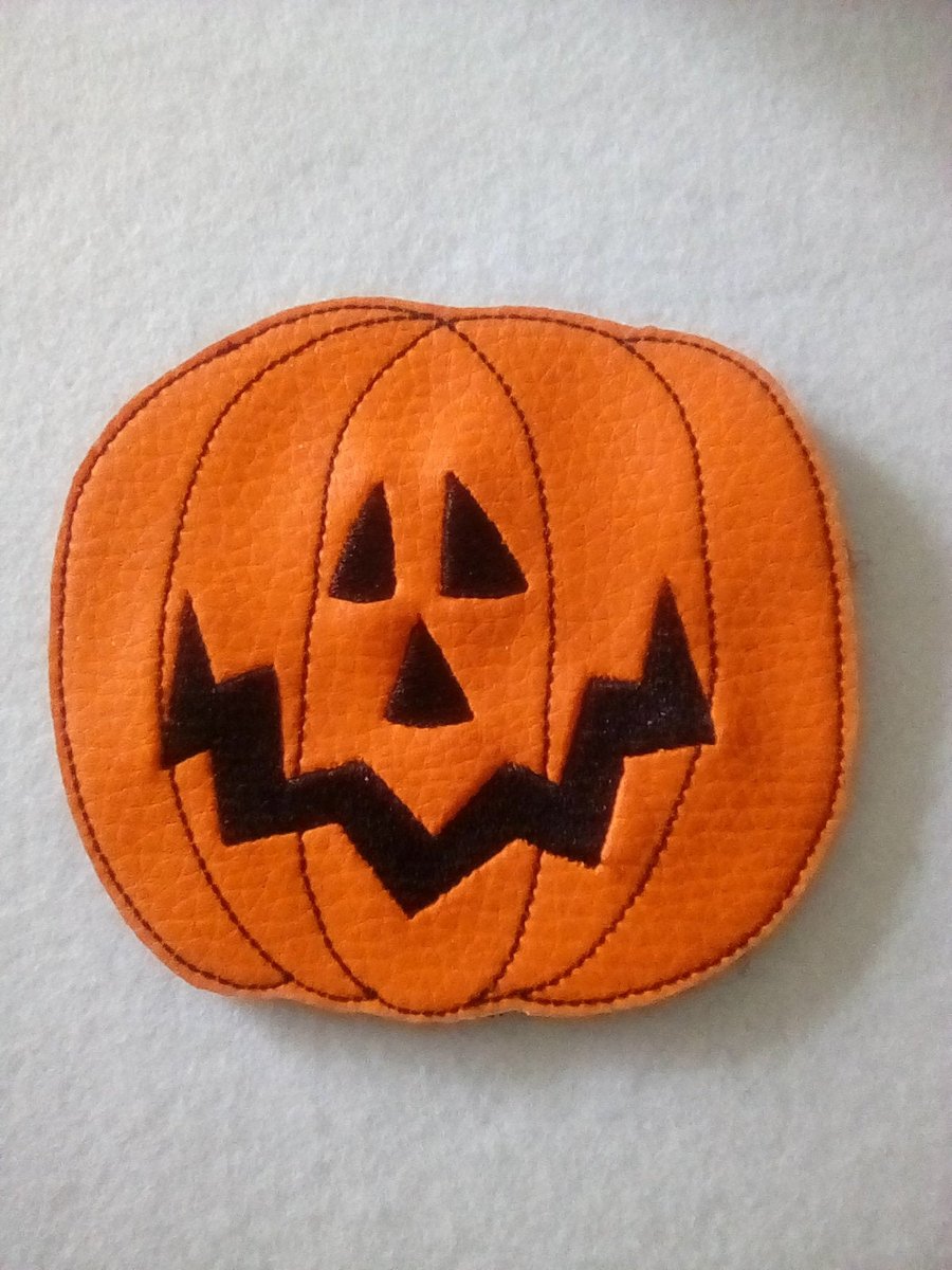 662. Pumpkin coaster.