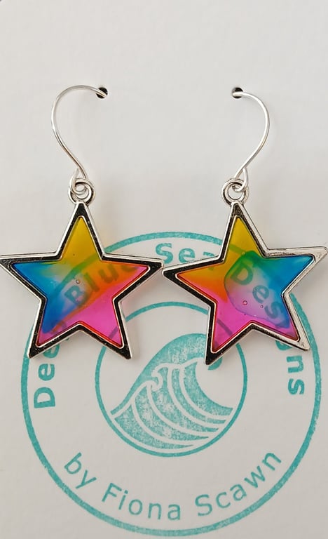 Giant Star Earrings