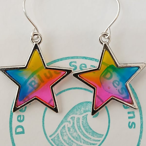 Giant Star Earrings