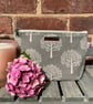 Grey Tree Zip Pouch