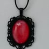 Marble clay glass pendant 