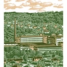 Saltaire A3 poster-print