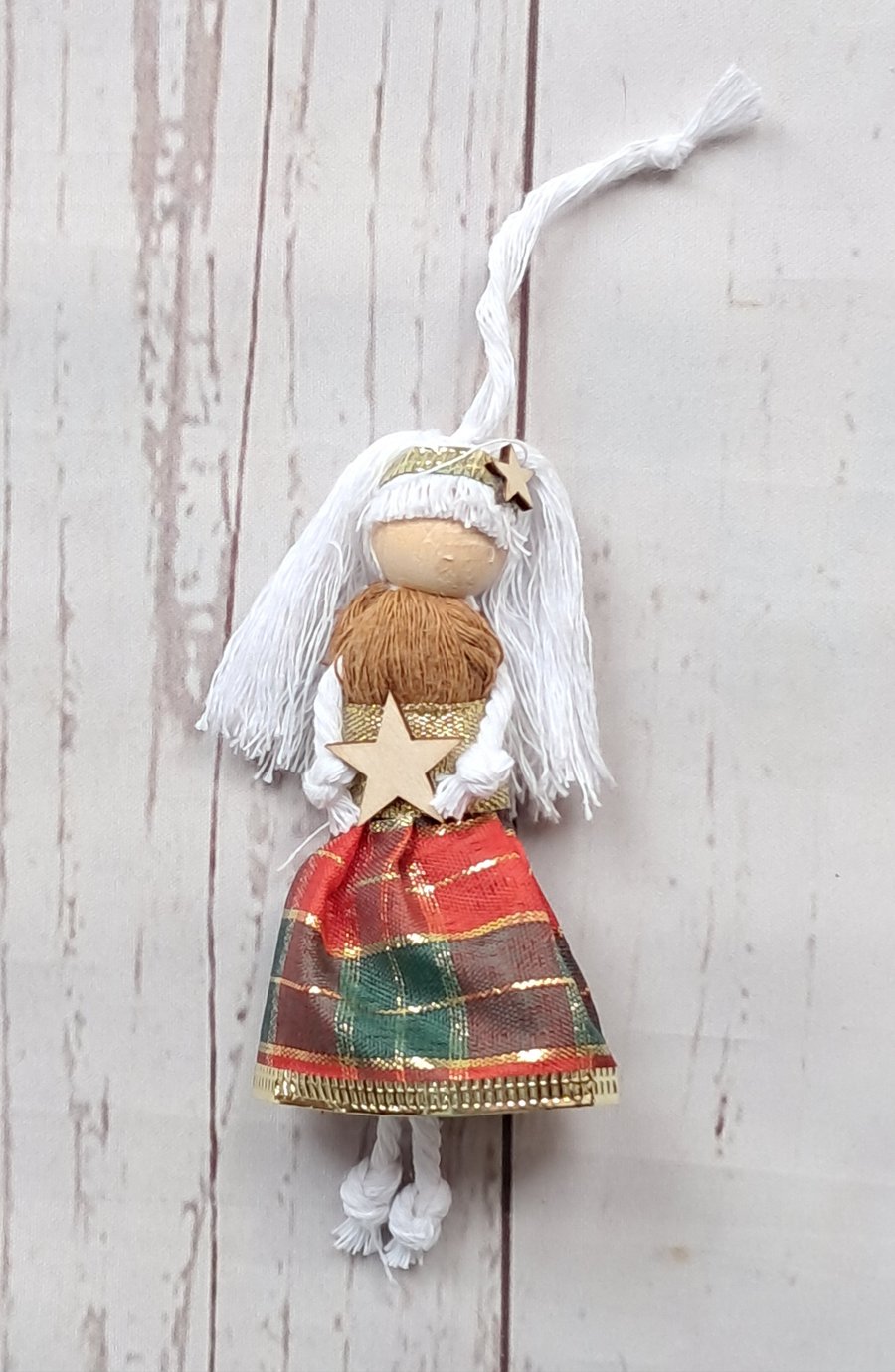 Macrame angel