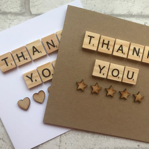 Personalised Handmade Thank You card