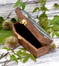 Twisted Dragons coffin shaped box. Pyrography with colour. - Image 2