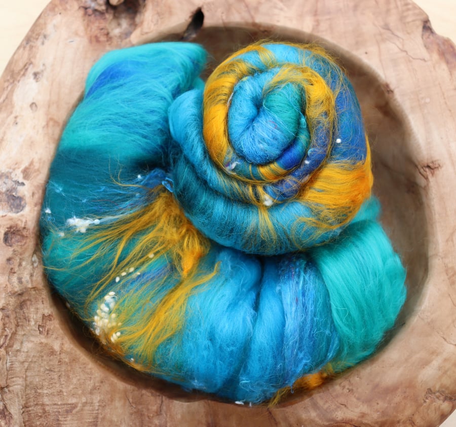Set of 4 Art Batts - Peacock 220g