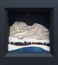 Snowy Mountains Picture, Miniature Scottish Wilderness, Winter Landscape