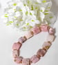 Natural Pink Opal Bracelet