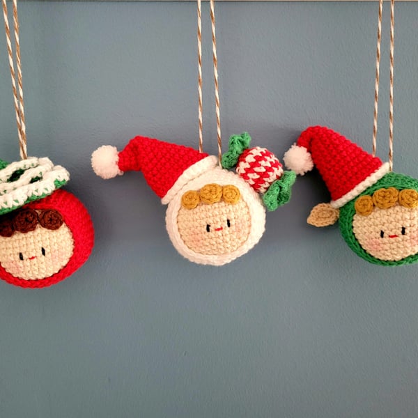 Mochi Christmas Ornaments