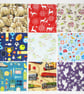 Large Pack 5" Novelty Fabric Squares - Image 2