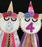 Birthday badge-Rosette - Unicorn face - Image 3