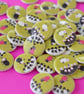 20mm Wooden Sheep Buttons Fun Children's Button (RS1) - Image 3