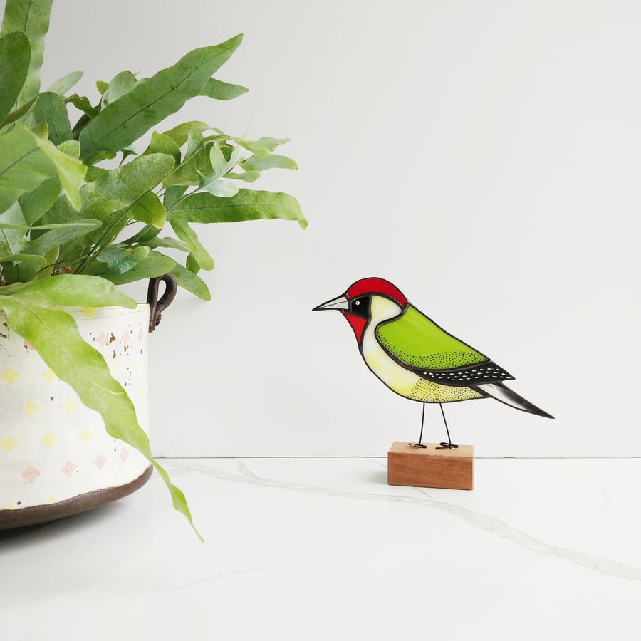 MADE TO ORDER Green Woodpecker