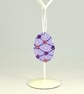 Easter egg decoration - hanging jewelled egg, handmade - Image 2