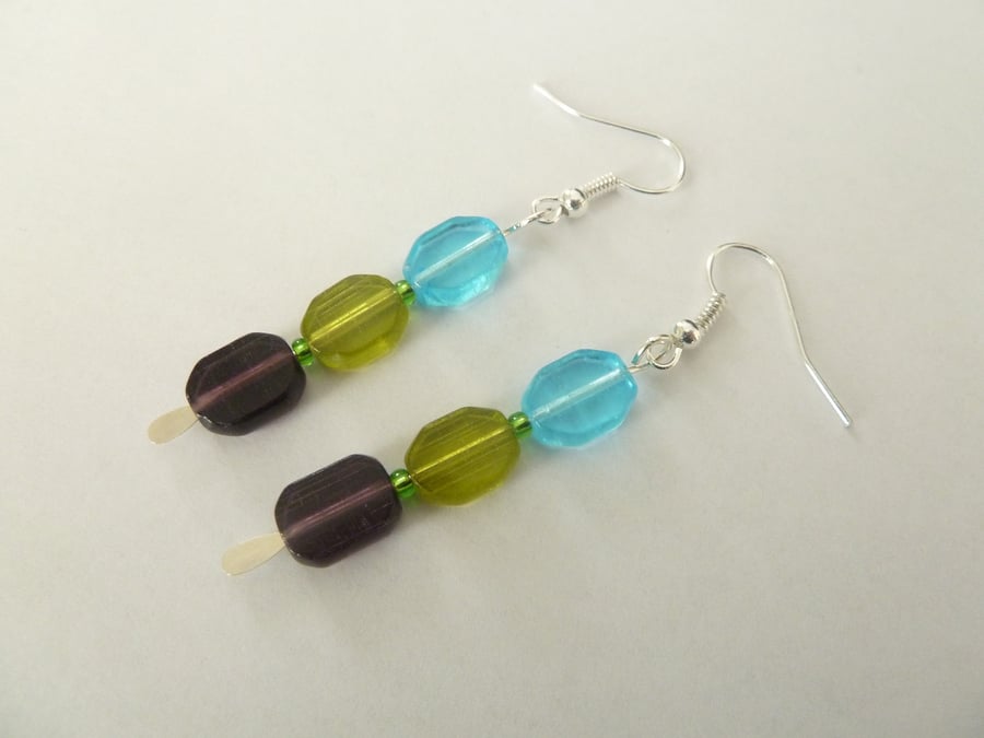 SALE gems earrings