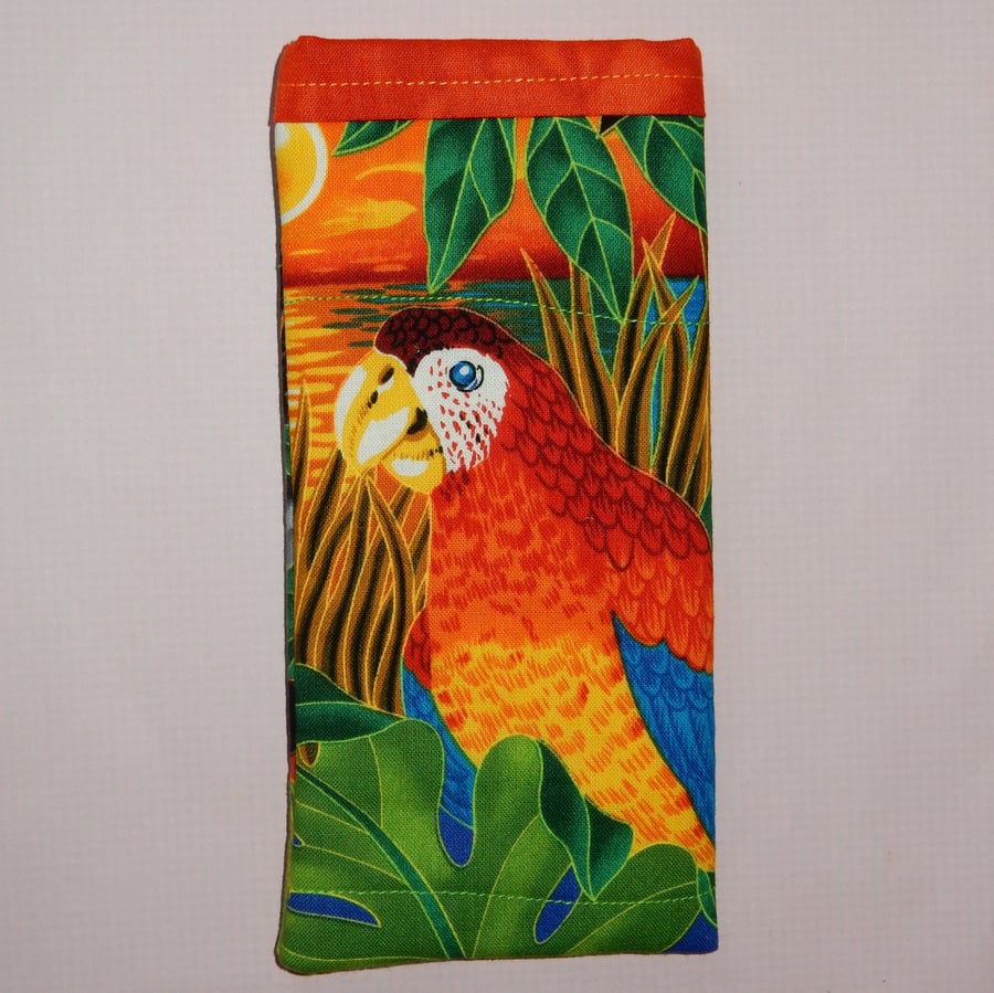 Glasses case - Parrot slip in style