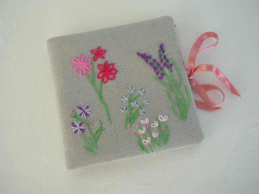 Sewing Needle Case with Embroidery