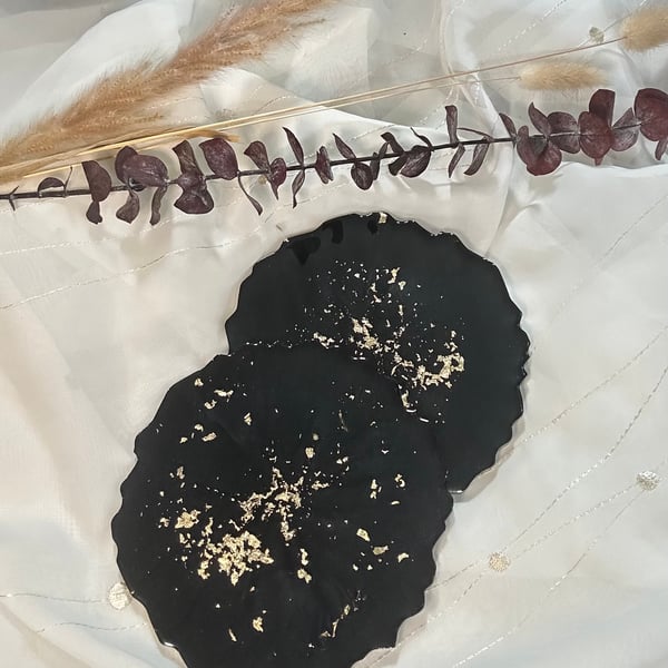 Resin coasters